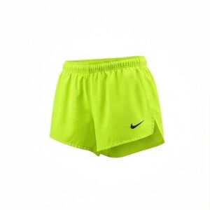 Nike Men's Fast Dri-Fit 3” Bright Lime Lined Athletic Shorts Size XS